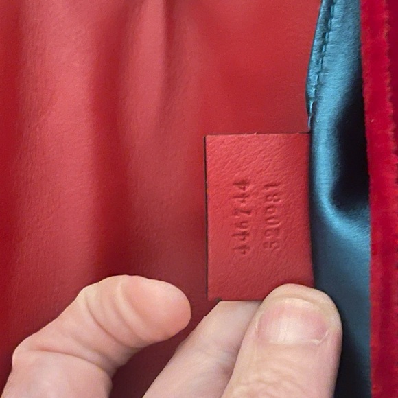 Gucci Marmont Red Crossbody Bag - Picture 7 of 9